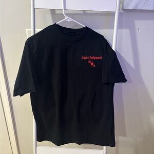 AMIRI Black Tee with Red Print